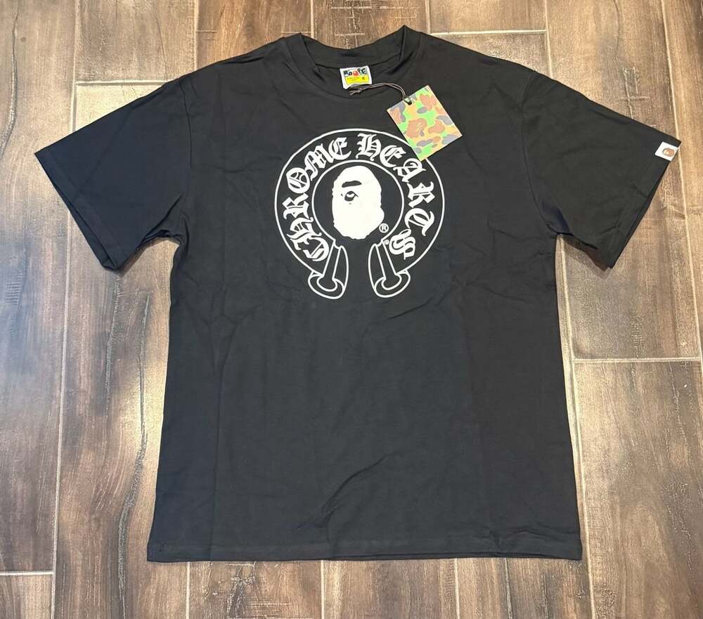 A Bathing Ape x Chrome Hearts Baby Milo Cross Logo T-shirt